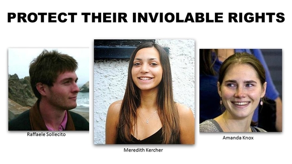 A Call to Protect the Inviolable Rights of Meredith Kercher, Amanda Knox, & Raffaele Sollecito