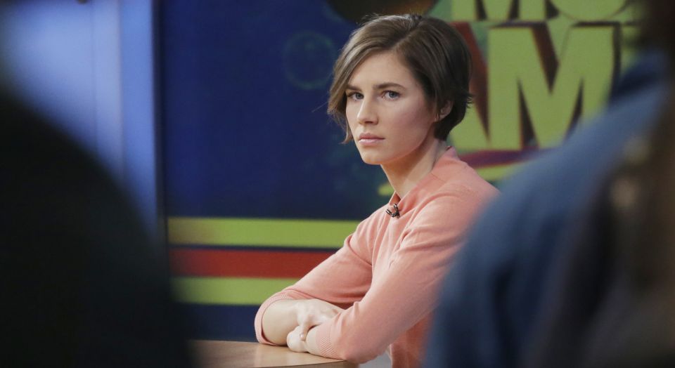 Amanda Knox on Good morning America