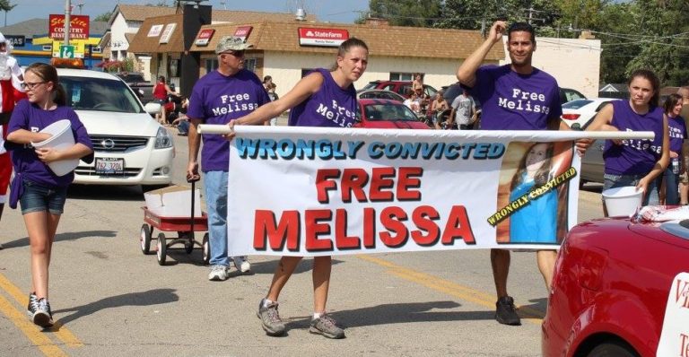 Supporters for Melissa Calusinski March in Labor Day Parade